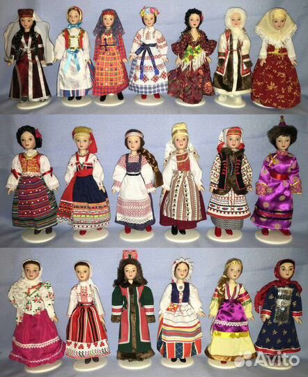 Куклы в народных костюмах