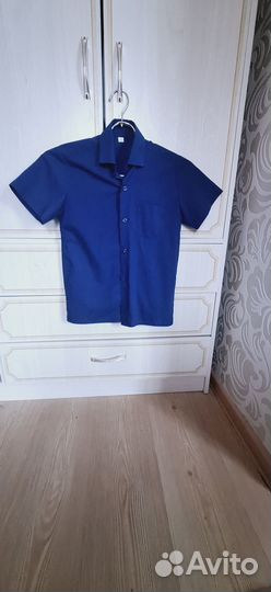 Рубашка школьная на мальчика 128- 134, р.31