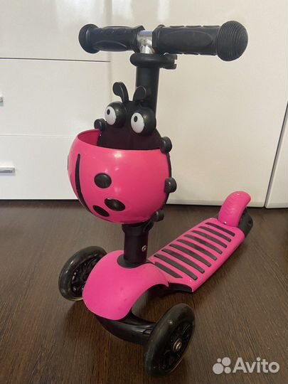 Самокат детский трехколесный бу