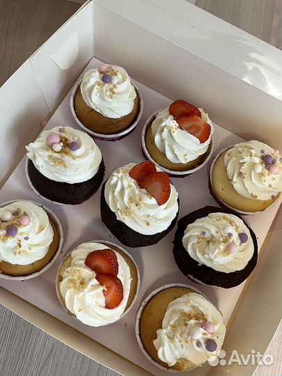 Капкейки свежие на вечер