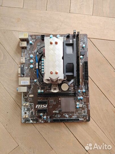 Комплект i5 6400 + msi h110m pro-vh + 8gb