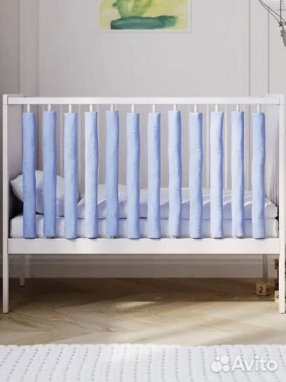 Фенс-бамперы бортики на детскую кроватку 24шт