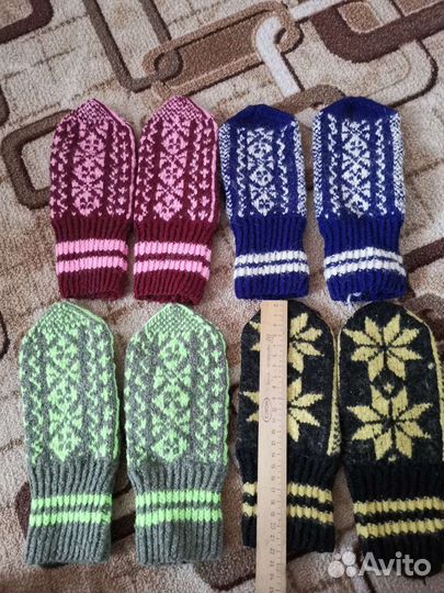 Варежки новые вязаные