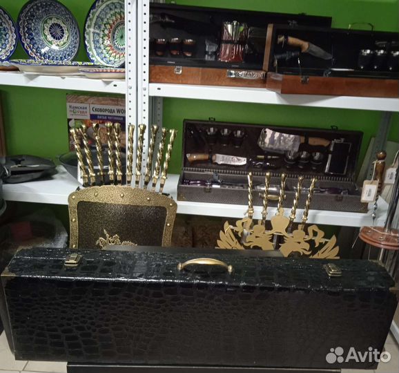 Набор шампуров в кейсе