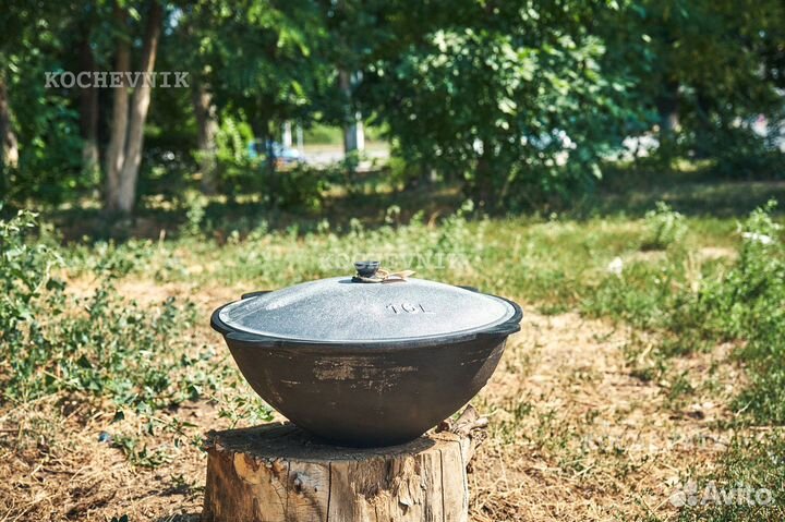 Казан чугунный 16 литров