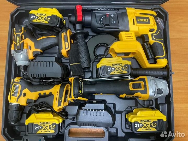 Набор инструментов 4в1 аккумуляторный dewalt