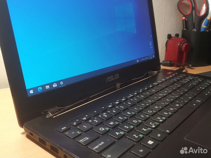Asus x502c celeron ssd128/2gb для работы