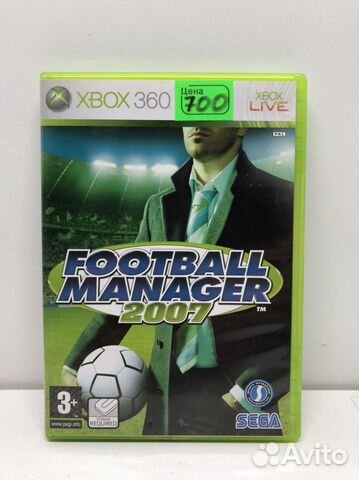 Диск Football manager 2007 для Xbox 360
