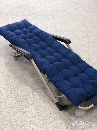 Кресло-шезлонг с матрасом 2шт