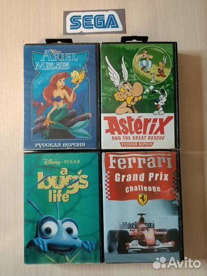 Картриджи на Dendy и Sega