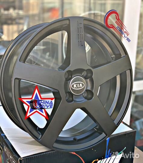 Диски Kia Rio R16 4x100 Black Matt