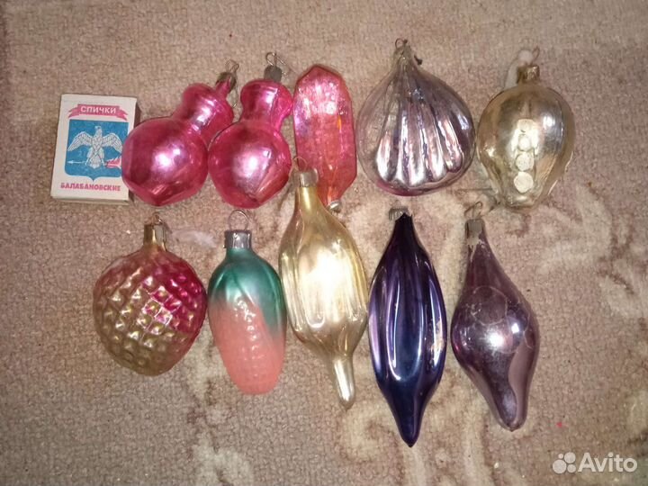 Елочные игрушки СССР