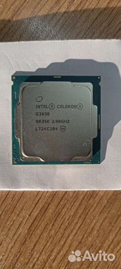 Процессор Intel Celeron g3930