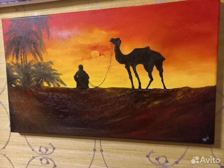 Картина маслом холст