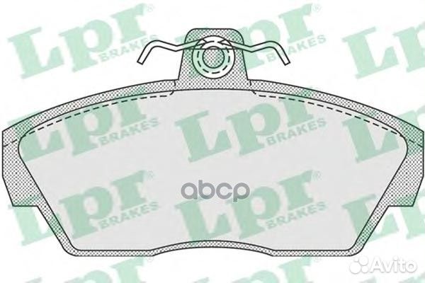 05P922 Колодки тормозные газ/land rover freelan