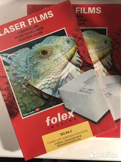 Пленка для лазерных принтеров folex bg 64.3