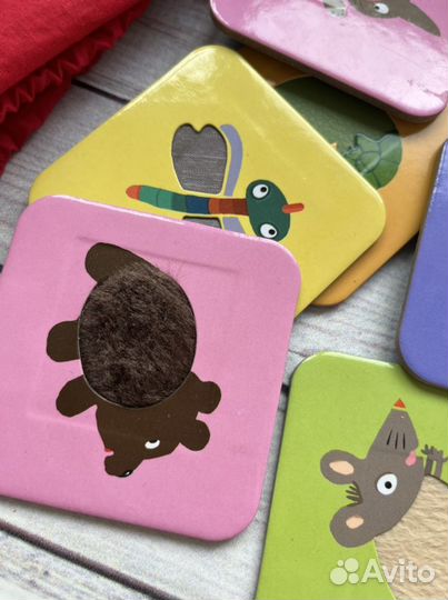 Тактильное лото djeco - развивающая игрушка