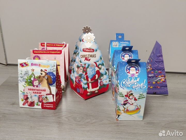 Пустые конфетные коробки для творчества 10 шт