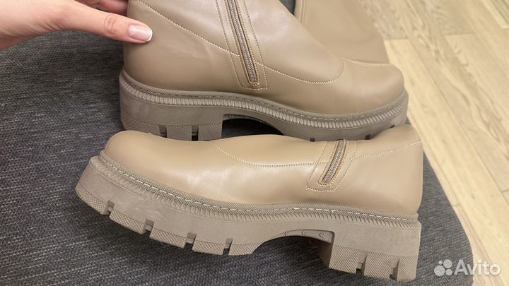 Сапоги женские ботфорты 44 размера