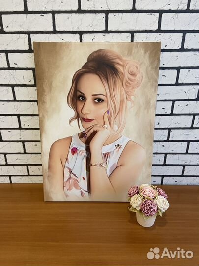 Картина по фото на холсте 70на50 см