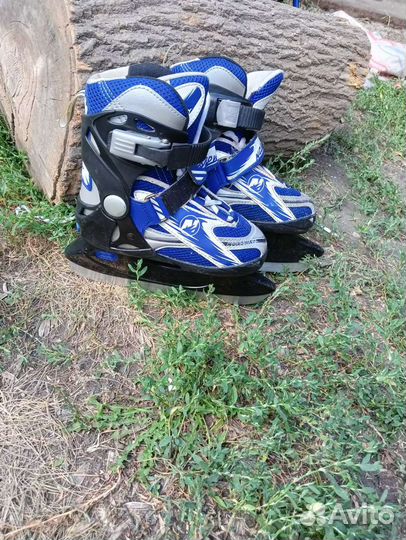 Коньки хоккейные размерная регулировка
