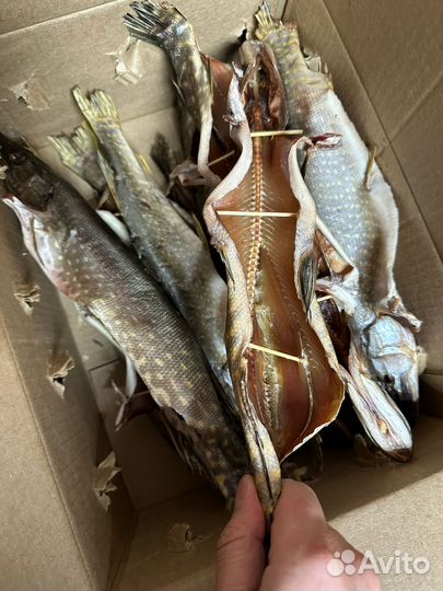 Рыба щука вяленая