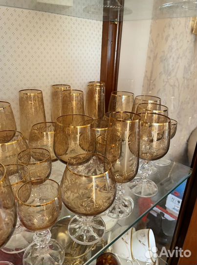 Фужеры бокалы Богемия хрусталь