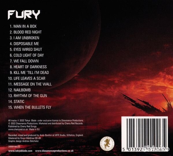 Tokyo Blade - Fury (digi.CD)