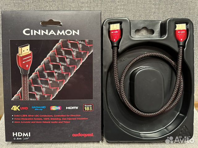AudioQuest Cinamon hdmi 4K кабель объявление продам