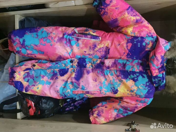 Зимний комбинезон для девочки 92