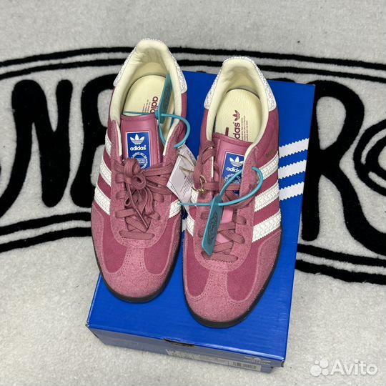 Adidas gazelle indoor pink cloud white оригинал