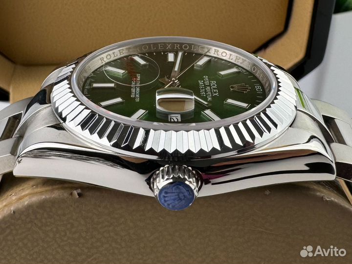 Мужские часы Rolex Datejust Oyster green