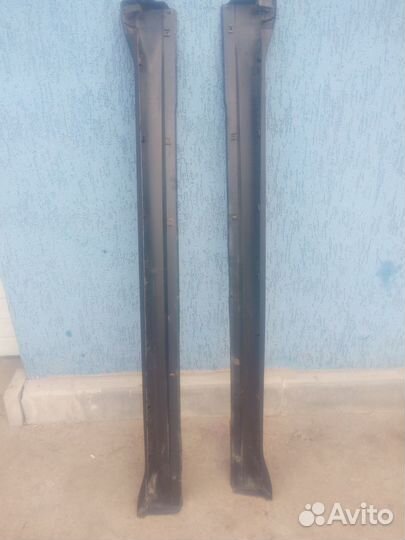 Накладки порогов Mitsubishi outlender xl