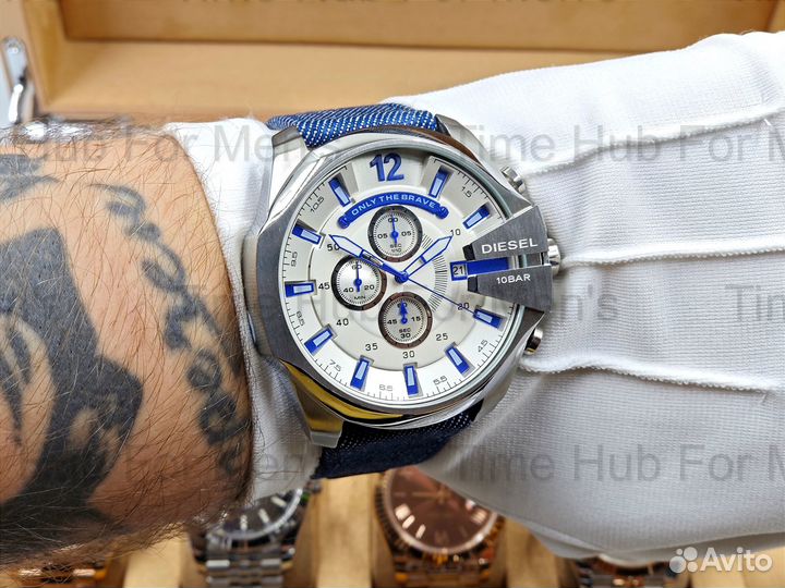 Diesel кварцевые мужские часы с хронографом