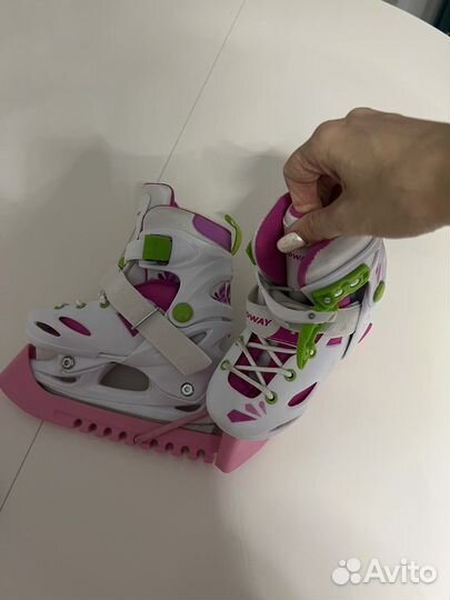 Коньки раздвижные 27-31