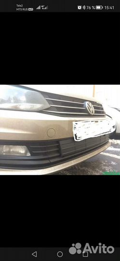 Зимняя заглушка volkswagen polo