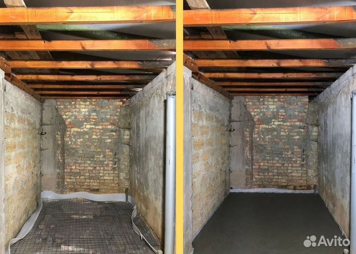 Полусухая механизированная стяжка пола от 80м2