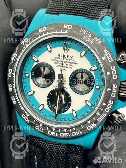 Часы Rolex Cosmograph Daytona Carbon DIW Blue Carb