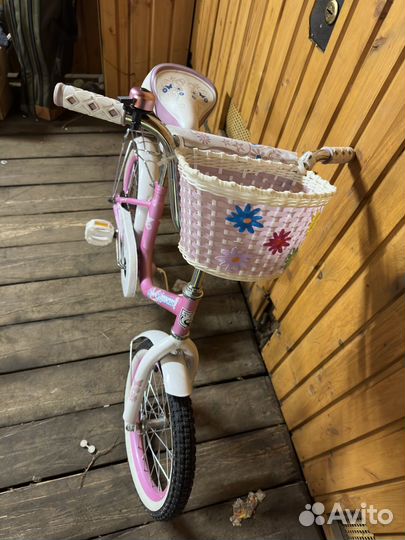 Детский велосипед для девочек 16 дюймов