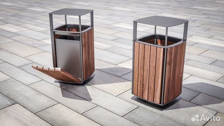 Урна уличная бетонная, кашпо, ящики лофт