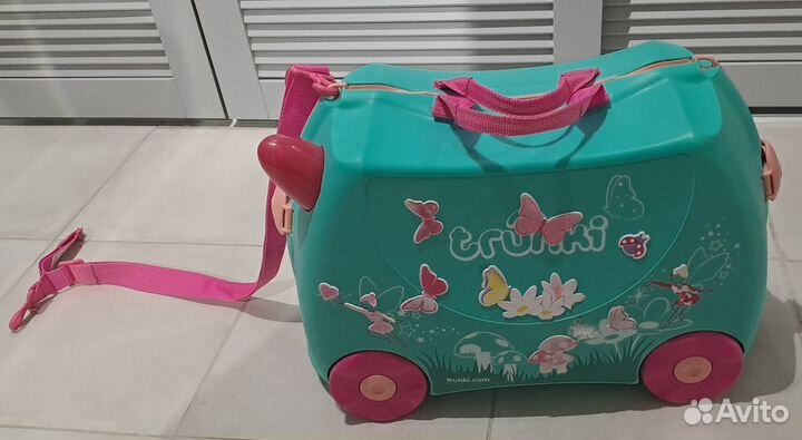 Детский чемодан trunki unicorn на колёсиках