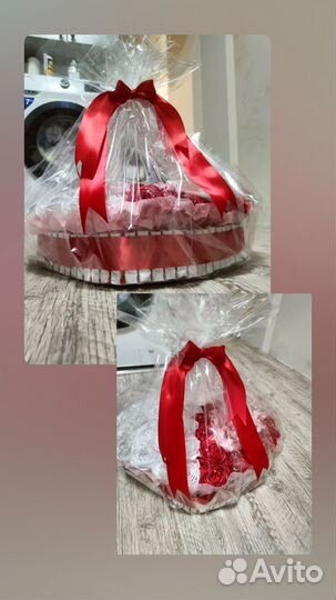 Букет атласных роз