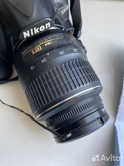 Фотоаппарат Nikon d3100 с двумя обьективами