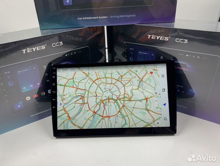 Магнитола на андройде Teyes 4/64 для Kia