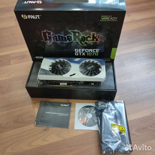 Видеокарта GeForce GTX 1070 Gamerock 8G