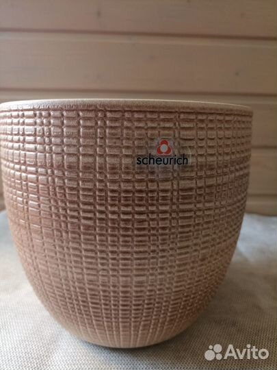 Кашпо керам. Шойрих 765 коричневый D21 D21H19
