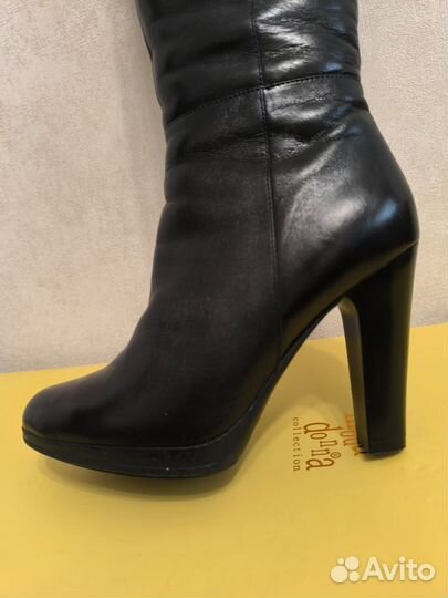 Зимние сапоги/ботфорты полностью на меху moda donn