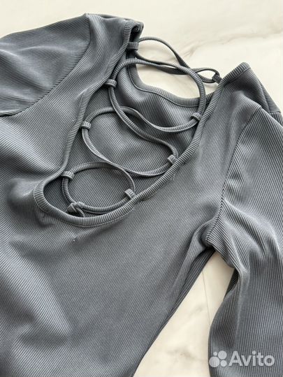 Платье в рубчик 42/44