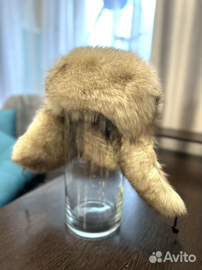 Шапка ушанка из песца винтаж СССР
