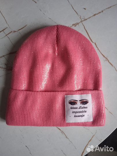 Шапка мишка бу + вторая шапка